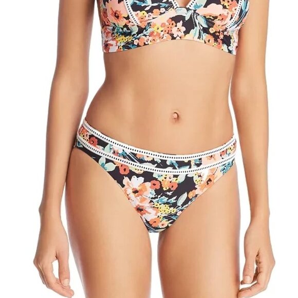 Lucky Brand Wild Flower Printed Hipster Bikini - Picture 1 of 2